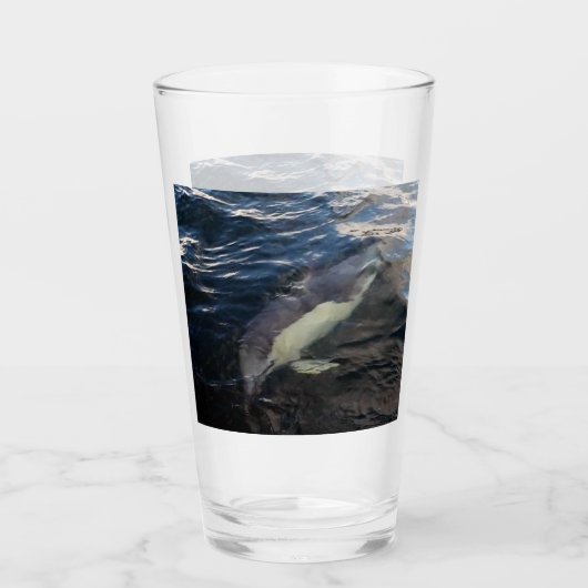 Häufig Dolphin Schwimmen Glas (Vorderseite)