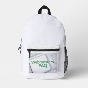 Häufig gestellte Fragen zu Webmasters Bedruckter Rucksack