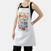 Häufig lachen - Positives Typografie Zitat Design  Schürze (InSitu)