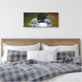 Häufig Loon Canvas Print Leinwanddruck (Insitu (Schlafzimmer))