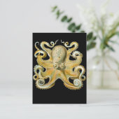 Häufig Oktopus Postkarte (Stehend Vorderseite)
