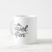 Häufig reisen kaffeetasse (Vorderseite Links)