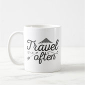 Häufig reisen kaffeetasse (Links)