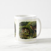 Häufig (Weißschwanz) Hirsche - Audubon-Quadrupeds Kaffeetasse (VorderseiteRechts)