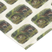 Häufig (Weißschwanz) Hirsche - Audubon-Quadrupeds Tischdecke (Schrägansicht)