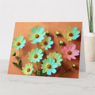 Häufig Zinnie Blume Karte