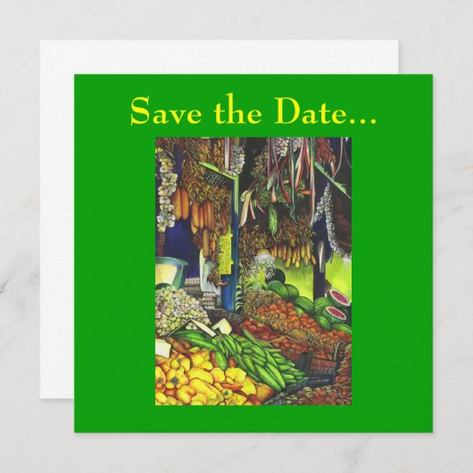 Häufige Threads menschlicher Wechselwirkungen Save The Date (Vorne/Hinten)