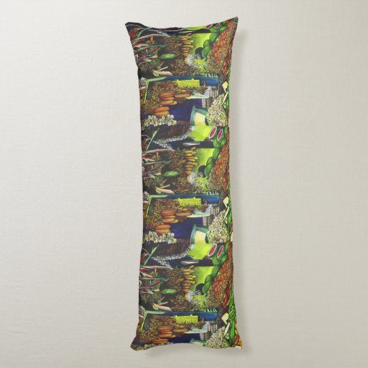 Häufige Threads menschlicher Wechselwirkungen Seitenschläferkissen (Rückseite (Vertikal))