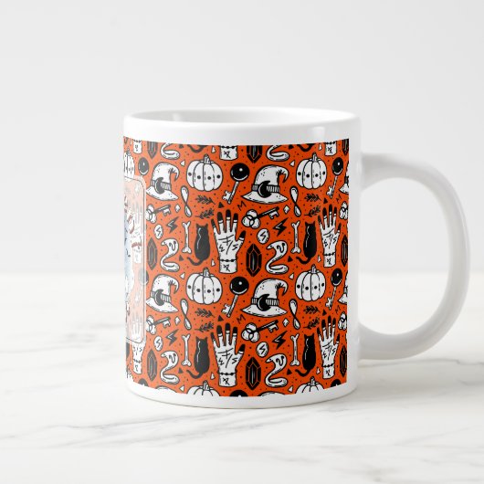 Häufiger Flyer Halloween Rotzspieß Broomstick Jumbo-Tasse (Rechts)