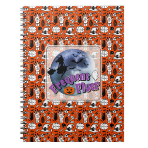 Häufiger Flyer Halloween Rotzspieß Broomstick Notizblock