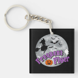 Häufiger Flyer Halloween Rotzspieß Broomstick Schlüsselanhänger