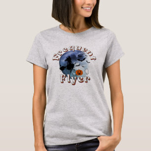 Häufiger Flyer Halloween Rotzspieß Broomstick T-Shirt