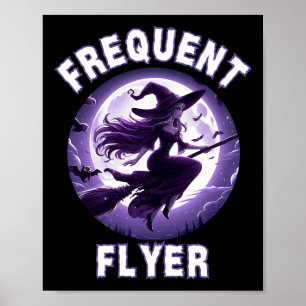 Häufiger Flyer Hexenwitscher Halloween-Kostümidee Poster