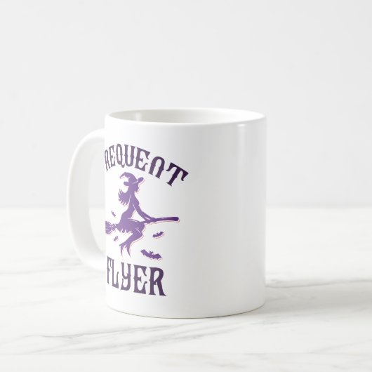 Häufiger Flyer Kaffeetasse (Vorderseite Links)
