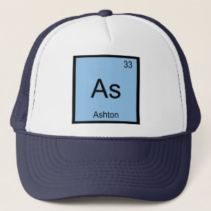 Häufiges Element von Ashton Name Chemistry Truckerkappe