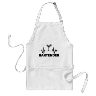 Häufigkeit des Barkeepers Schürze