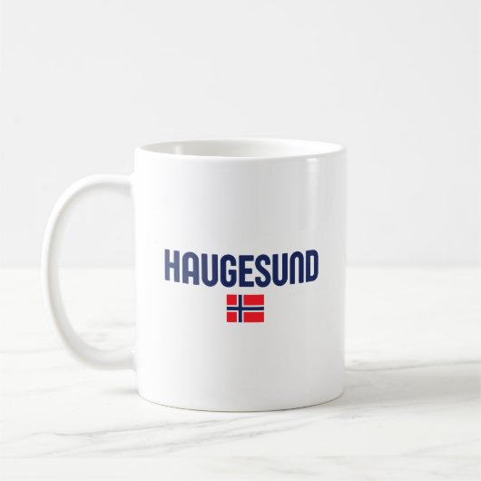 HAUGESUND Norwegen Kaffeetasse (Links)