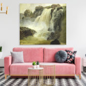 Haugfoss in Norwegen, 1827 Leinwanddruck (Insitu (Wohnzimmer))