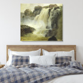 Haugfoss in Norwegen, 1827 Leinwanddruck (Insitu (Schlafzimmer))