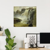 Haugfoss in Norwegen, 1827 Poster (Heimbüro)