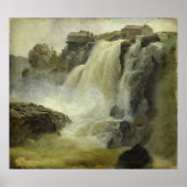 Haugfoss in Norwegen, 1827 Poster (Vorne)