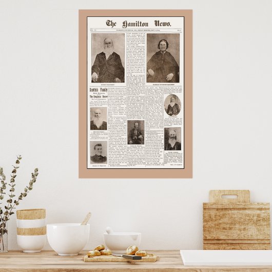 Haughey Family Wiedersehen - 16. September 1904 - Poster (Küche)