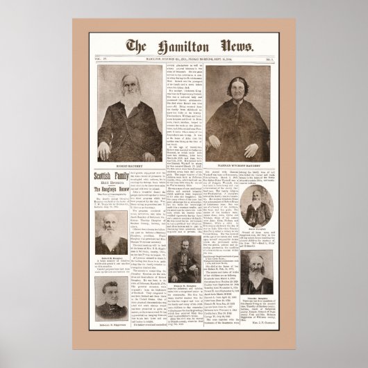 Haughey Family Wiedersehen - 16. September 1904 - Poster (Vorne)