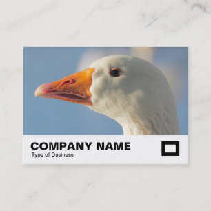 Haughty White Goose Visitenkarte