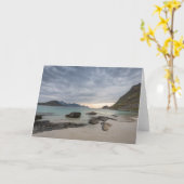 Haukland Beach Karte (Gelbe Blume)