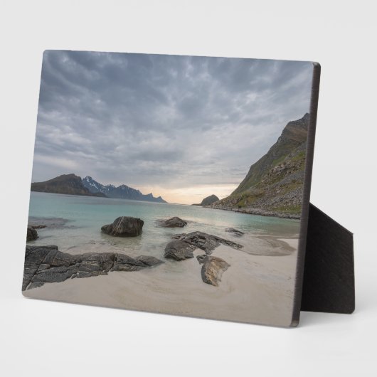 Haukland Lofoten Fotoplatte (Seite)