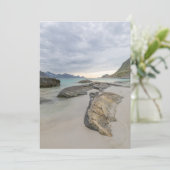 Haukland Lofoten Karte (Stehend Vorderseite)