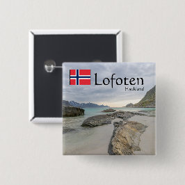 Haukland Souvenir Button