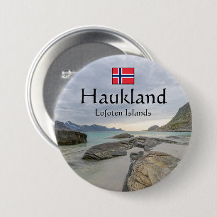 Haukland Souvenir Button