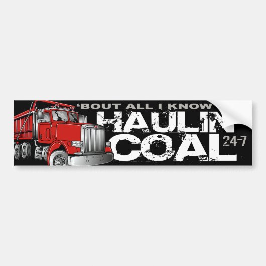 HAULIN' COAL AUTOAUFKLEBER (Vorne)