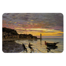 Hauling a Boat Ashore, Honfleur Magnet