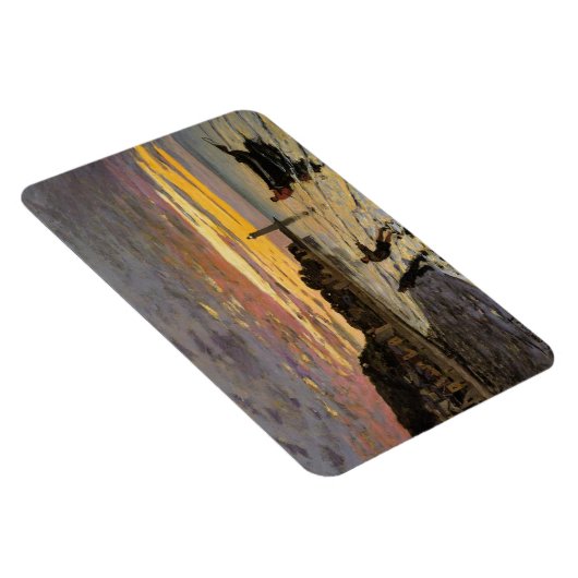 Hauling a Boat Ashore, Honfleur Magnet (Rechte Seite)