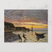 Hauling a Boat Ashore, Honfleur Postkarte (Vorderseite)