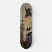 Hauling a Boat Ashore, Honfleur Skateboard (Vorderseite)