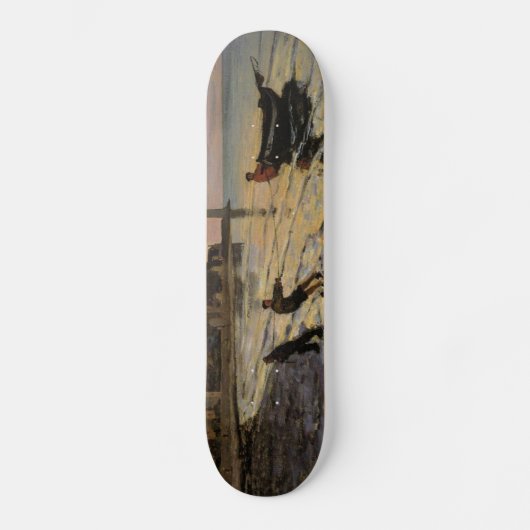 Hauling a Boat Ashore, Honfleur Skateboard (Vorderseite)