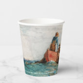 Hauling in the Nets (1887) von Winslow Homer Pappbecher (Vorderseite)