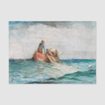 Hauling in the Nets (1887) von Winslow Homer