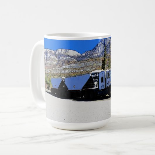 Hauling the Grain - LKW-Fahrer Kaffeetasse (Vorderseite Links)