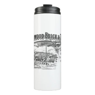 Haunchshwood-Ziegelsteine und -Tile-Logo (Nuneaton Thermosbecher