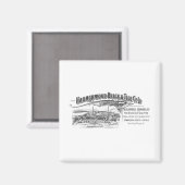 Haunchwood Brick and Tile Co Ltd (Nuneaton) Magnet (Vorderseite/Rückseite)