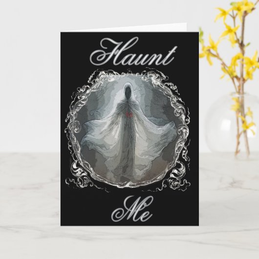 Haunt Me Karte (Gelbe Blume)