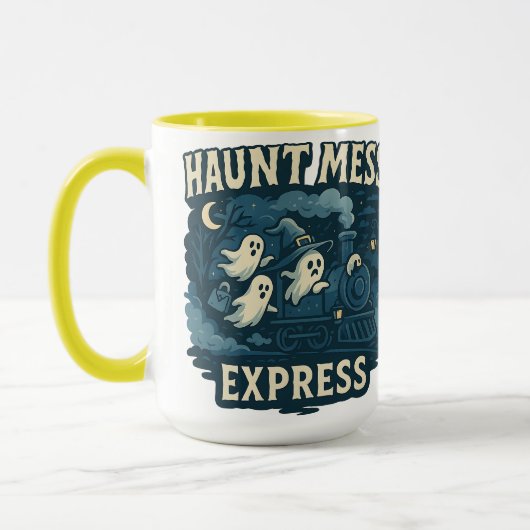 Haunt Mess Express | Halloween Tasse (Links)