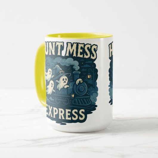 Haunt Mess Express | Halloween Tasse (Vorderseite Links)