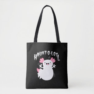 Haunt-O-Lotl Ghost Axolotl Tasche