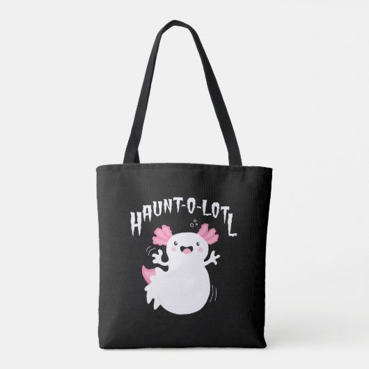 Haunt-O-Lotl Ghost Axolotl Tasche (Rückseite)