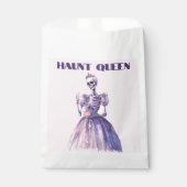 Haunt Queen | Halloween Spooky Skeleton Favor Bags Geschenktütchen (Vorderseite)
